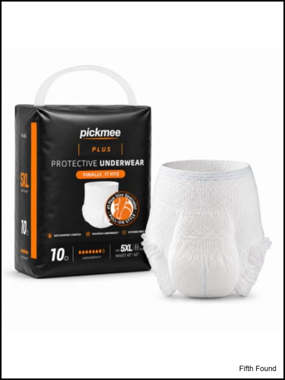 Plus Size Incontinence Underwear 5XL Bariatric Pull Ups 10 Count